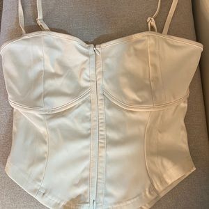 Meshki corset crop top